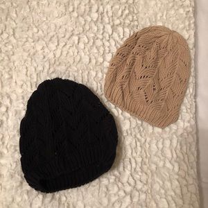 2 beanies from urban outfitters